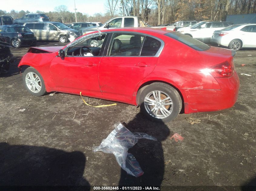 2013 INFINITI G37 SEDAN X JN1CV6AR3DM354045