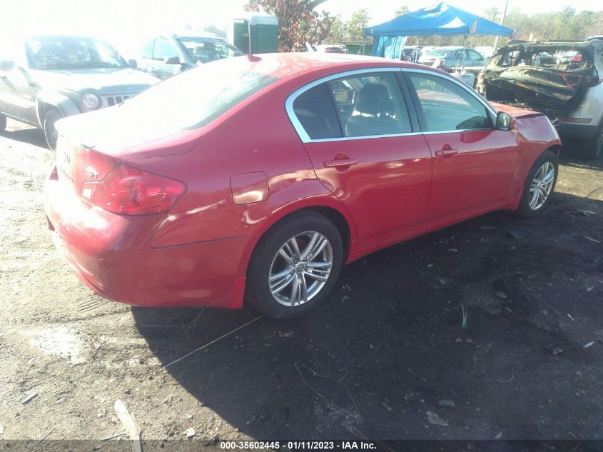2013 INFINITI G37 SEDAN X JN1CV6AR3DM354045