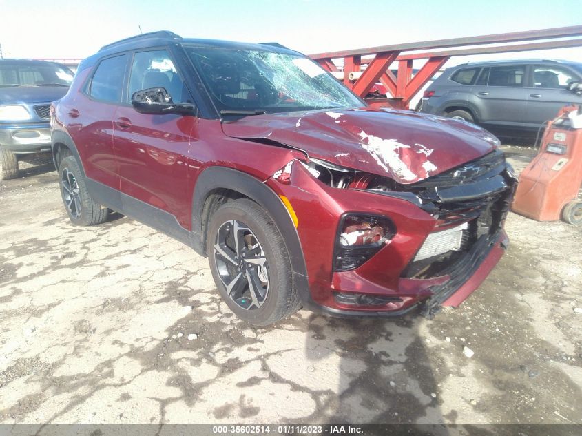 2022 CHEVROLET TRAILBLAZER RS - KL79MTSL0NB118501