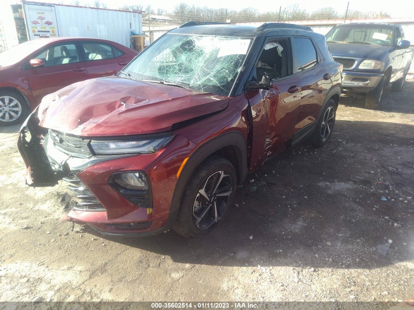 VIN KL79MTSL0NB118501 2022 CHEVROLET TRAILBLAZER RS