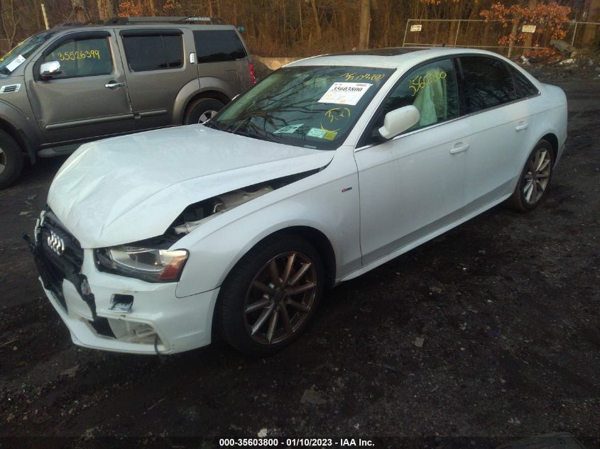 2015 AUDI A4 PREMIUM PLUS WAUFFAFL8FN018786