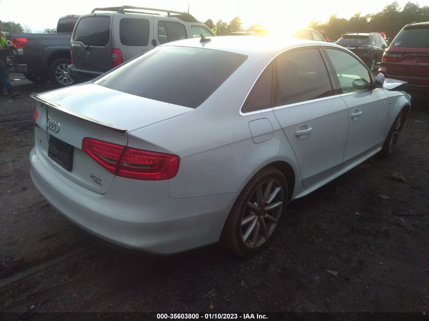 2015 AUDI A4 PREMIUM PLUS WAUFFAFL8FN018786