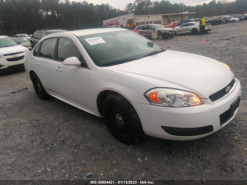 2014 CHEVROLET IMPALA LIMITED POLICE POLICE - 2G1WD5E37E1172853