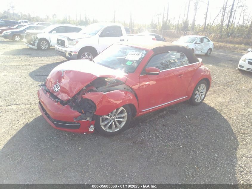 2014 VOLKSWAGEN BEETLE CONVERTIBLE 2.0L TDI 3VW5L7AT5EM801104