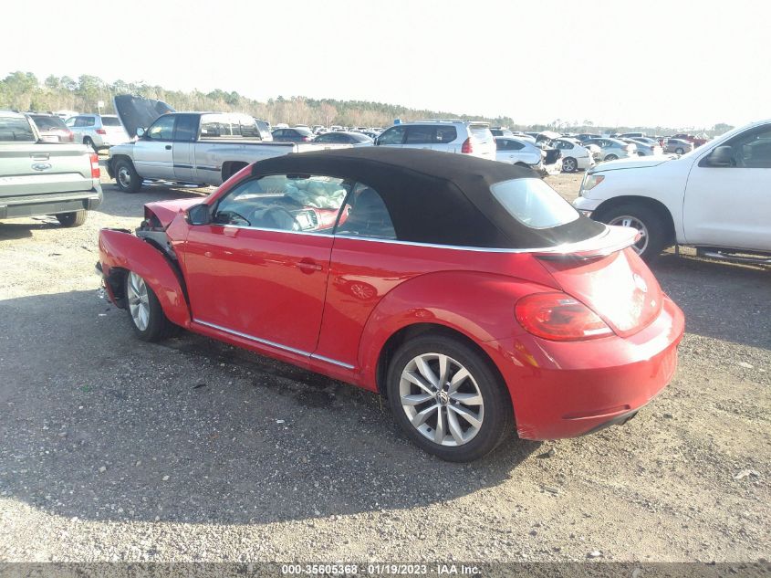 2014 VOLKSWAGEN BEETLE CONVERTIBLE 2.0L TDI 3VW5L7AT5EM801104