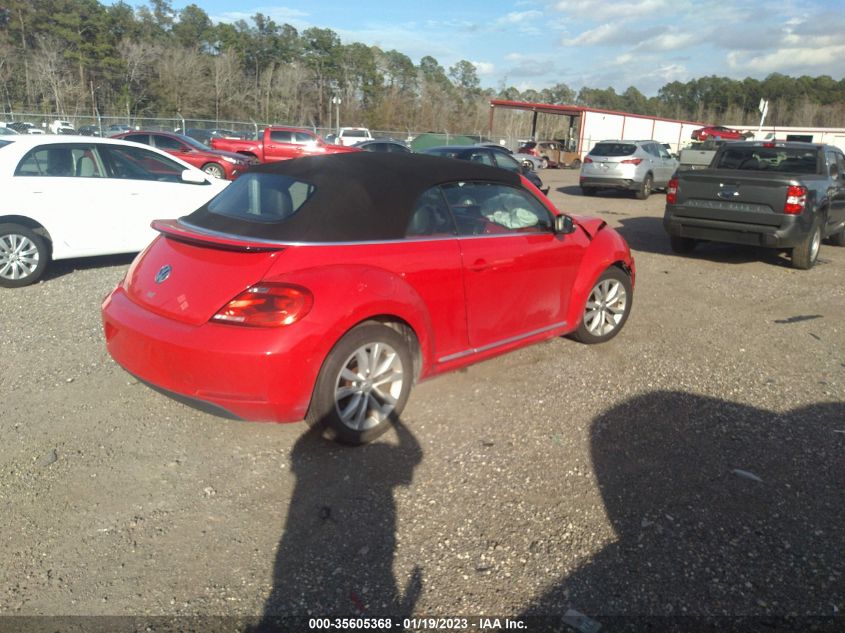 2014 VOLKSWAGEN BEETLE CONVERTIBLE 2.0L TDI 3VW5L7AT5EM801104