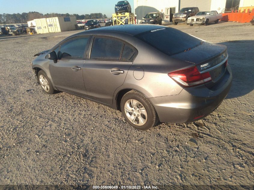 2013 HONDA CIVIC SDN LX 19XFB2F56DE060123