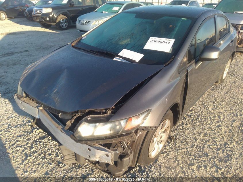 2013 HONDA CIVIC SDN LX 19XFB2F56DE060123