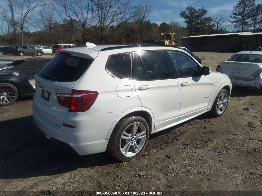 2014 BMW X3 XDRIVE35I - 5UXWX7C54E0E75584