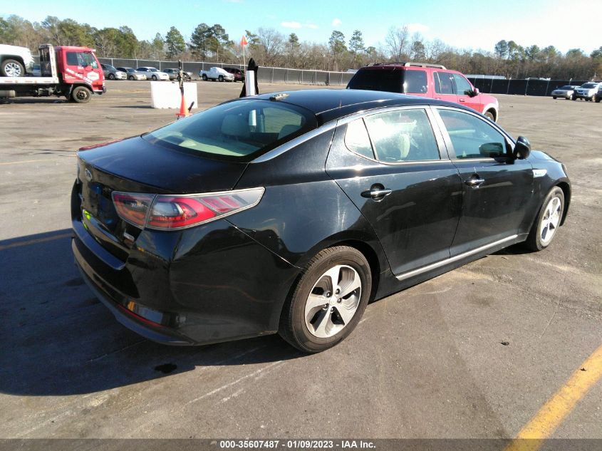 2014 KIA OPTIMA HYBRID LX KNAGM4AD0E5072030