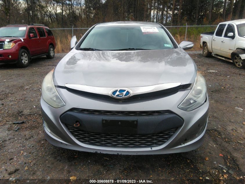 2013 HYUNDAI SONATA HYBRID LIMITED KMHEC4A41DA095458