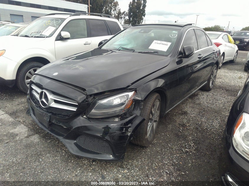 VIN 55SWF4JB4HU209107 2017 MERCEDES-BENZ C-CLASS C 300