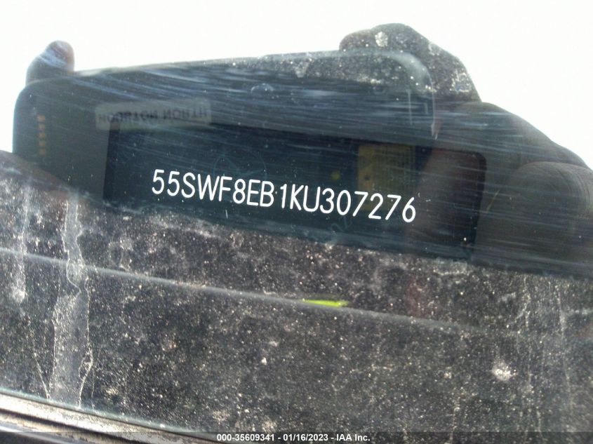 2019 MERCEDES-BENZ C-CLASS C 300 55SWF8EB1KU307276
