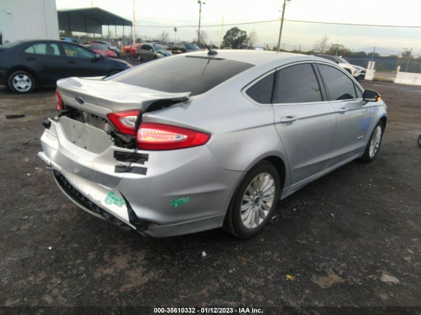 2014 FORD FUSION ENERGI SE LUXURY 3FA6P0PU1ER395396