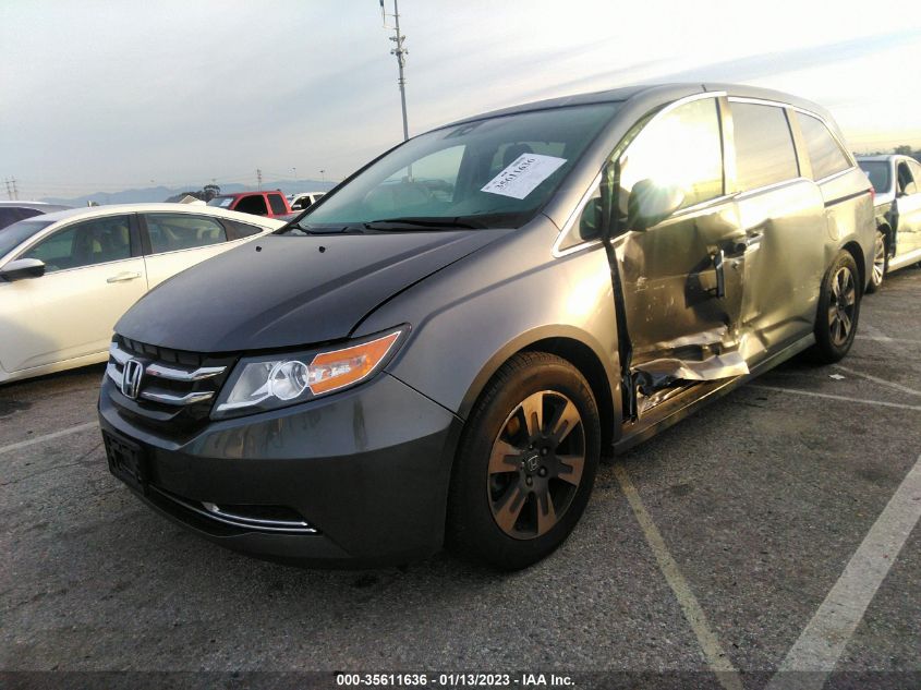 2014 HONDA ODYSSEY EX-L 5FNRL5H63EB128424