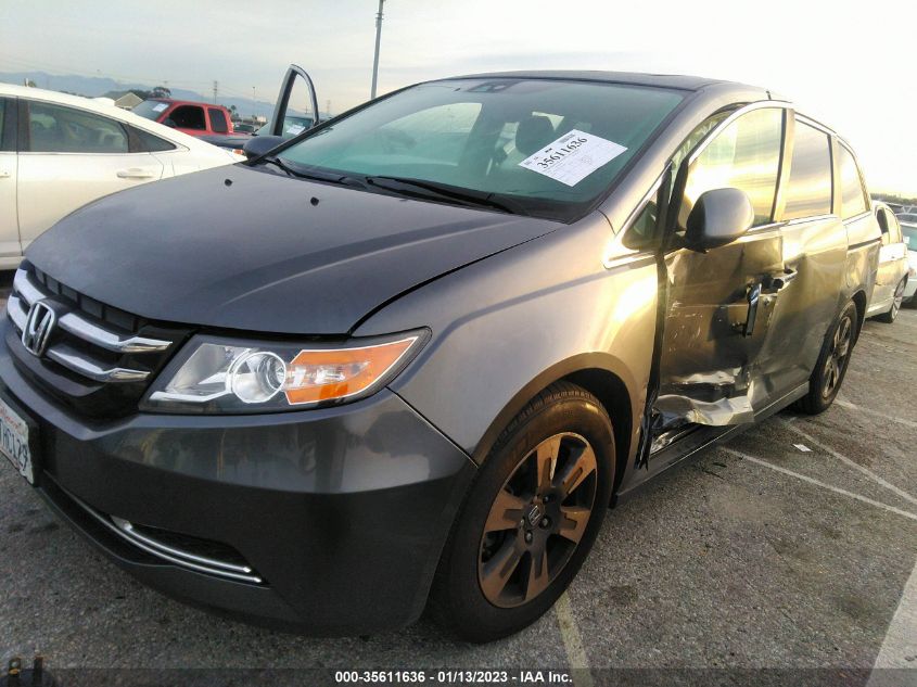 2014 HONDA ODYSSEY EX-L 5FNRL5H63EB128424