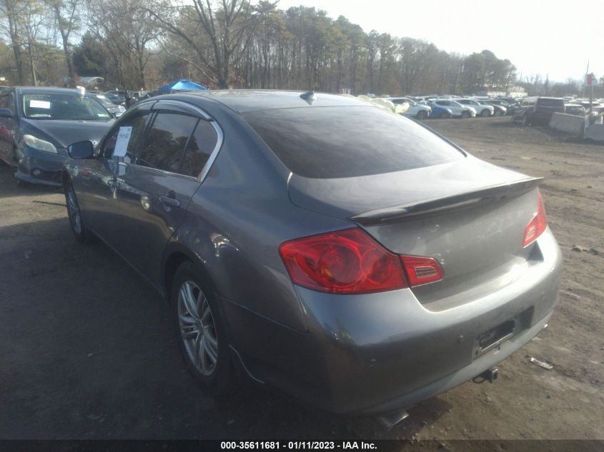 2013 INFINITI G37 SEDAN X JN1CV6AR8DM357930