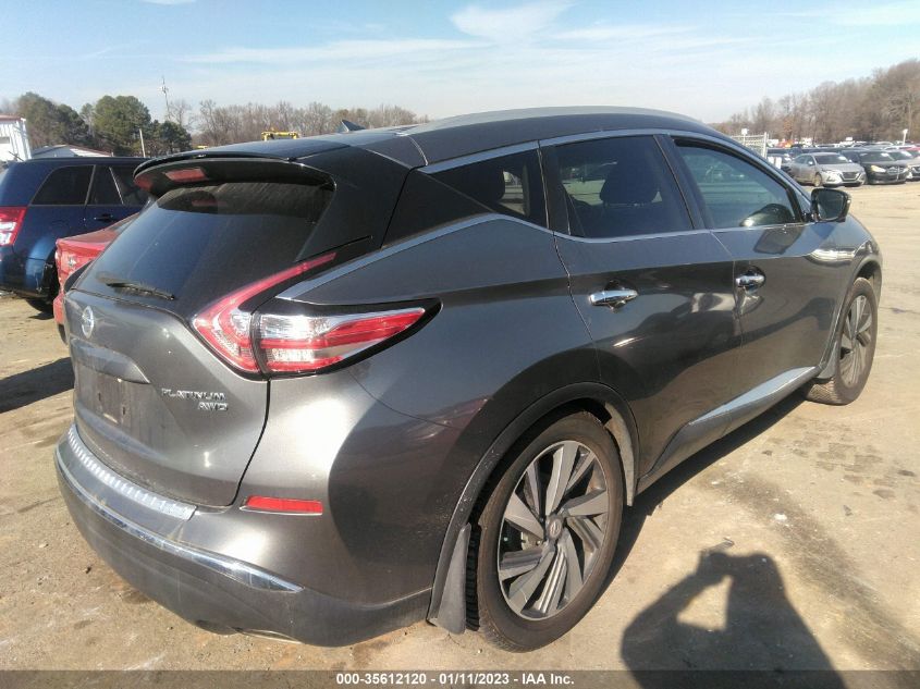 2015 NISSAN MURANO PLATINUM - 5N1AZ2MH9FN243805