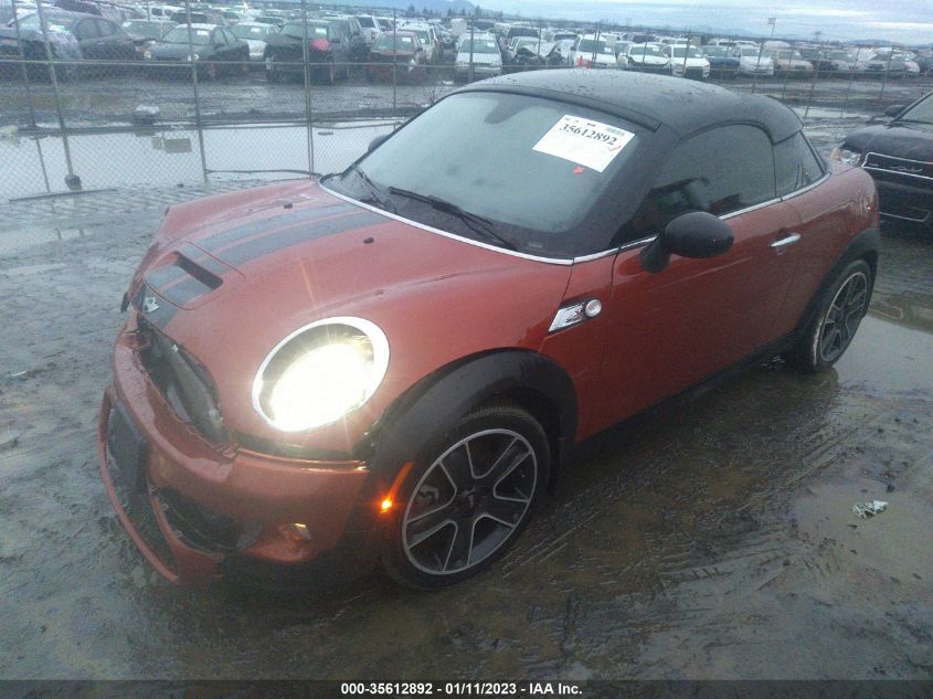 2014 MINI COOPER COUPE S WMWSX3C55ET409319