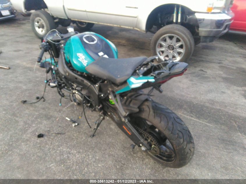 2021 KAWASAKI ZX636 K JKBZXJH12MA009486