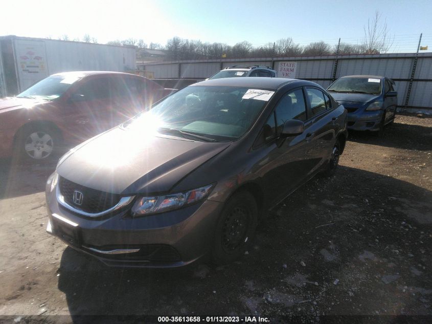 2013 HONDA CIVIC SDN LX 2HGFB2F52DH503017