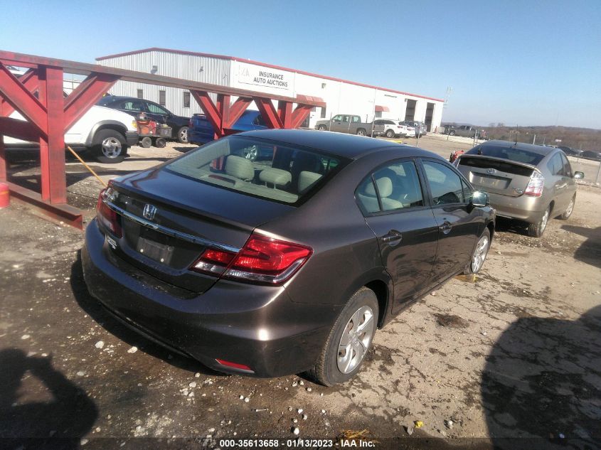 2013 HONDA CIVIC SDN LX 2HGFB2F52DH503017