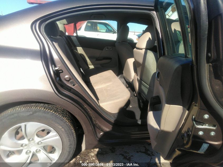 2013 HONDA CIVIC SDN LX 2HGFB2F52DH503017