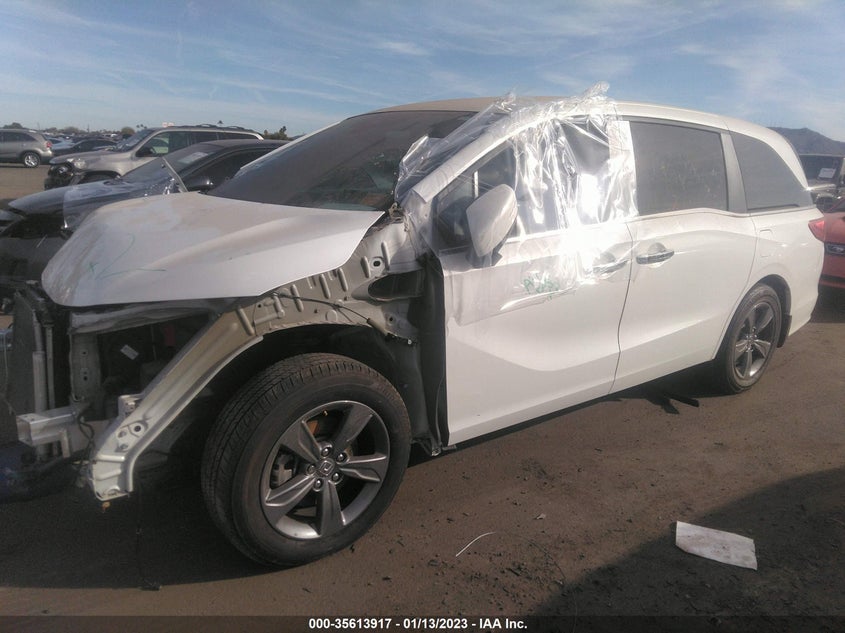 VIN 5FNRL6H50MB030656 2021 HONDA ODYSSEY EX