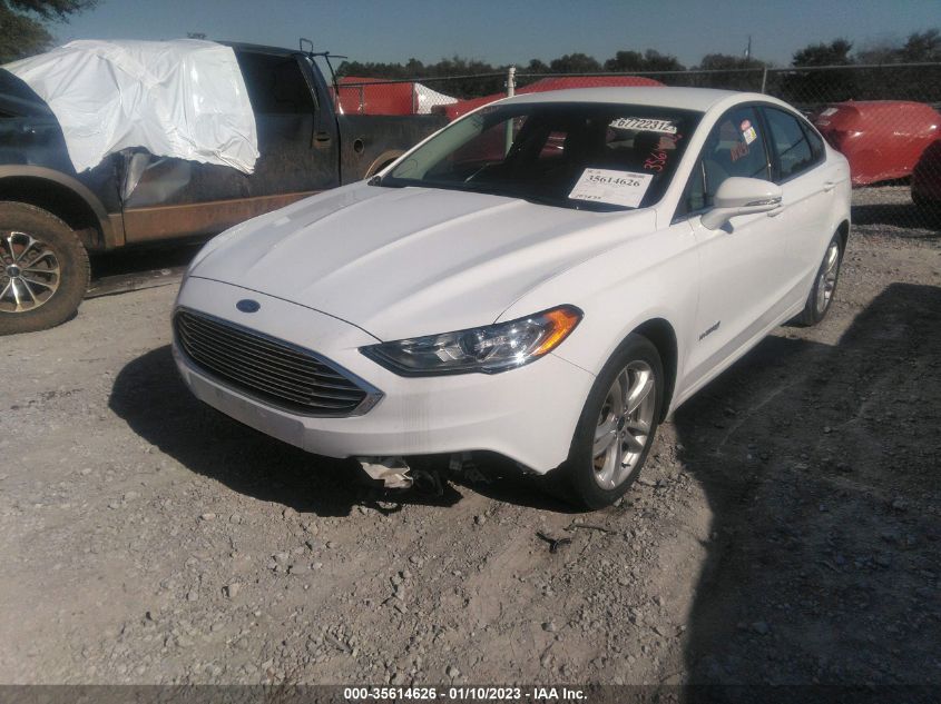 VIN 3FA6P0LU8JR250064 2018 FORD FUSION HYBRID SE