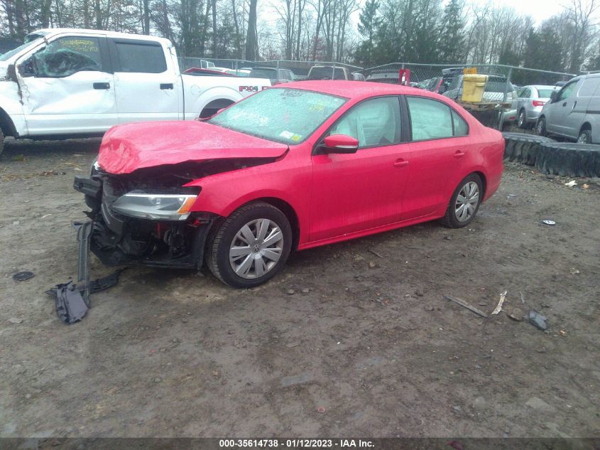 2014 VOLKSWAGEN JETTA SEDAN SE 3VWD17AJ5EM369081