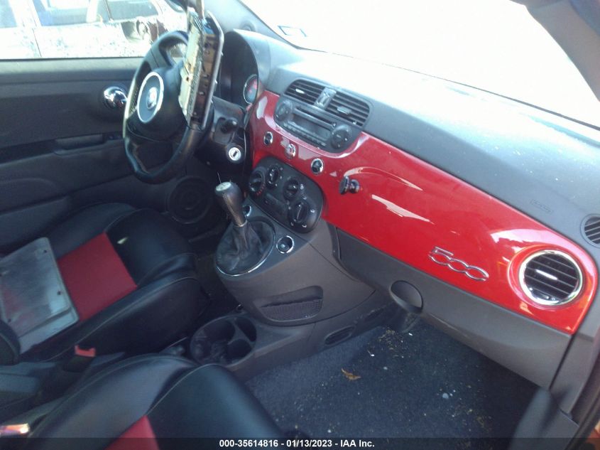 2013 FIAT 500 TURBO 3C3CFFHH8DT727912