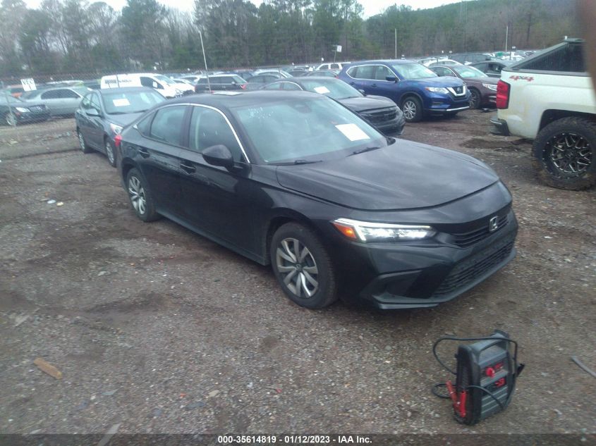 VIN 2HGFE2F22NH526358 2022 HONDA CIVIC SEDAN no.1