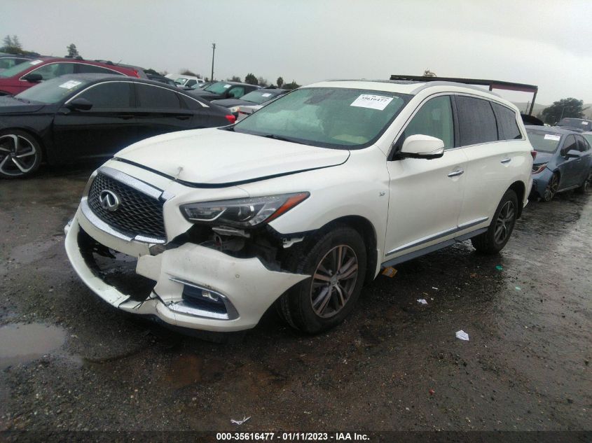 VIN 5N1DL0MM2KC509350 2019 INFINITI QX60 LUXE