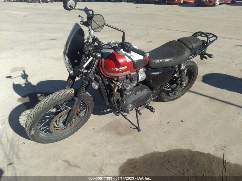 2018 TRIUMPH MOTORCYCLE STREET SCRAMBLER SMTD44GN8JT865217