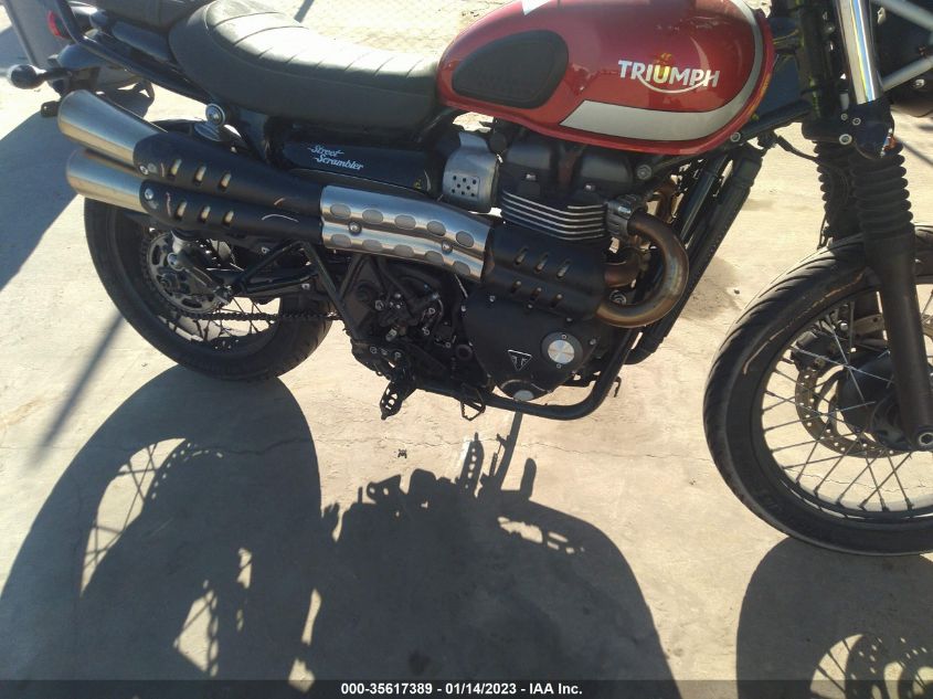 2018 TRIUMPH MOTORCYCLE STREET SCRAMBLER SMTD44GN8JT865217