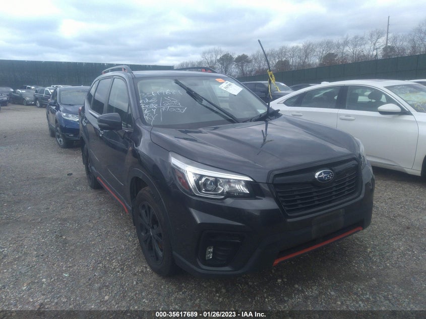 VIN JF2SKAJC7KH446010 2019 SUBARU FORESTER SPORT