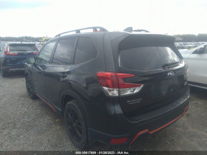 VIN JF2SKAJC7KH446010 2019 SUBARU FORESTER SPORT