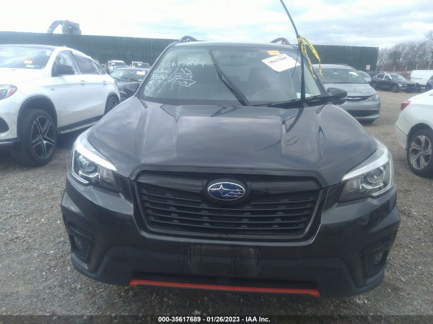 VIN JF2SKAJC7KH446010 2019 SUBARU FORESTER SPORT