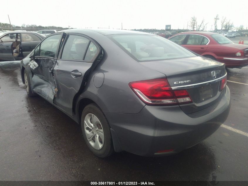 2013 HONDA CIVIC SDN LX 19XFB2F51DE243090