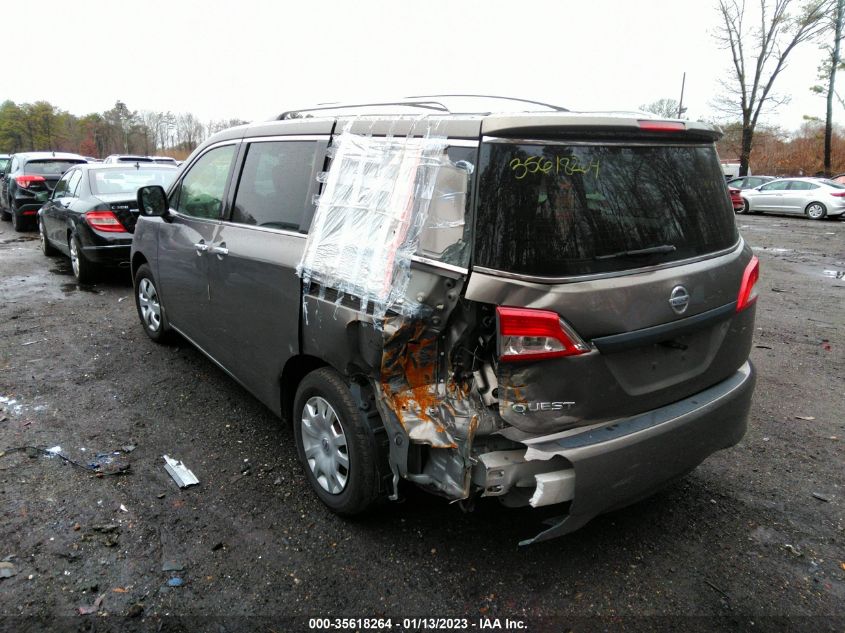 2015 NISSAN QUEST S JN8AE2KP4F9125247