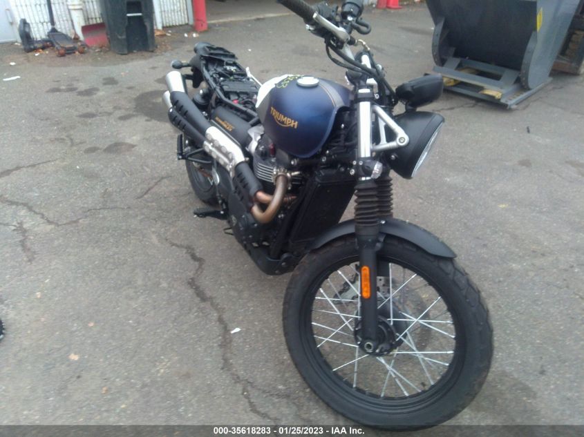 2022 TRIUMPH MOTORCYCLE STREET SCRAMBLER - SMTD44G7XNTAY0319
