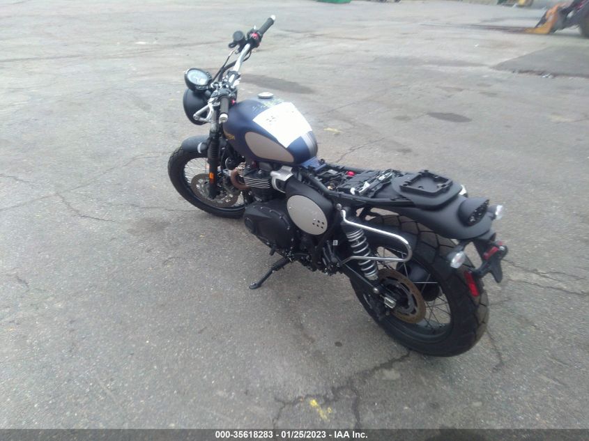 2022 TRIUMPH MOTORCYCLE STREET SCRAMBLER SMTD44G7XNTAY0319
