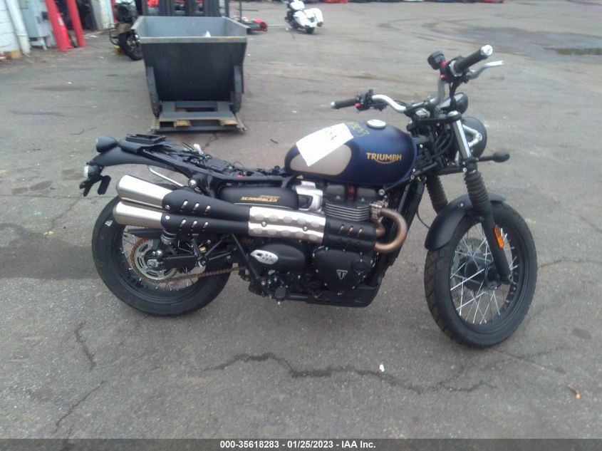 2022 TRIUMPH MOTORCYCLE STREET SCRAMBLER SMTD44G7XNTAY0319