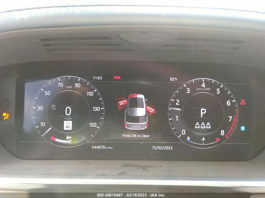 2019 LAND ROVER RANGE ROVER HSE SALGS2SV3KA547105