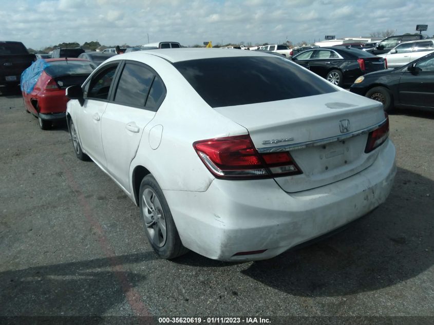 2013 HONDA CIVIC SDN LX 2HGFB2F51DH598041