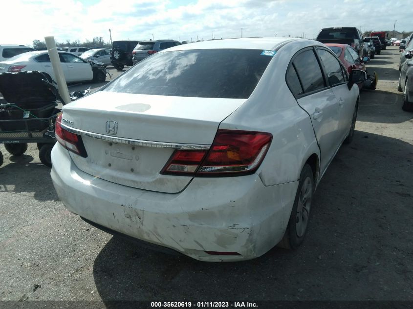 2013 HONDA CIVIC SDN LX 2HGFB2F51DH598041