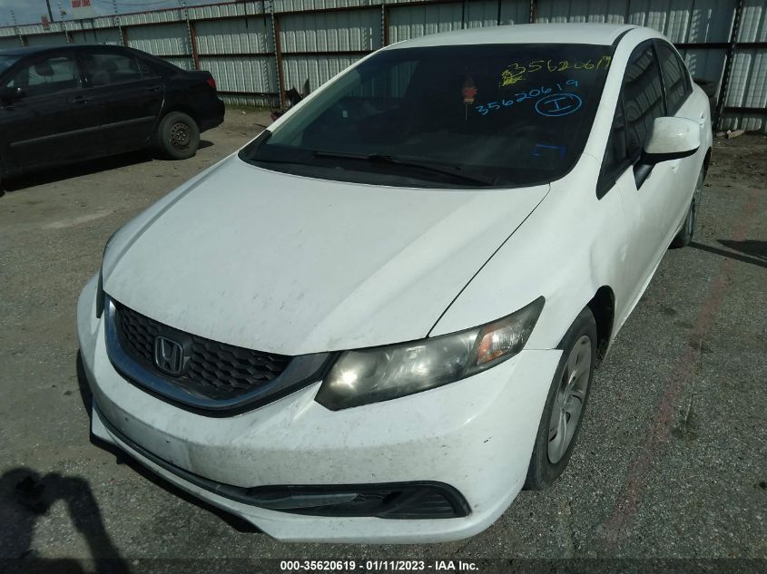 2013 HONDA CIVIC SDN LX 2HGFB2F51DH598041