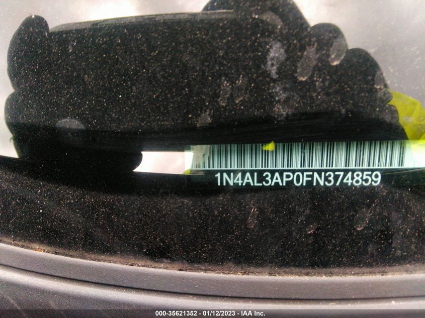 2015 NISSAN ALTIMA 2.5 S - 1N4AL3AP0FN374859