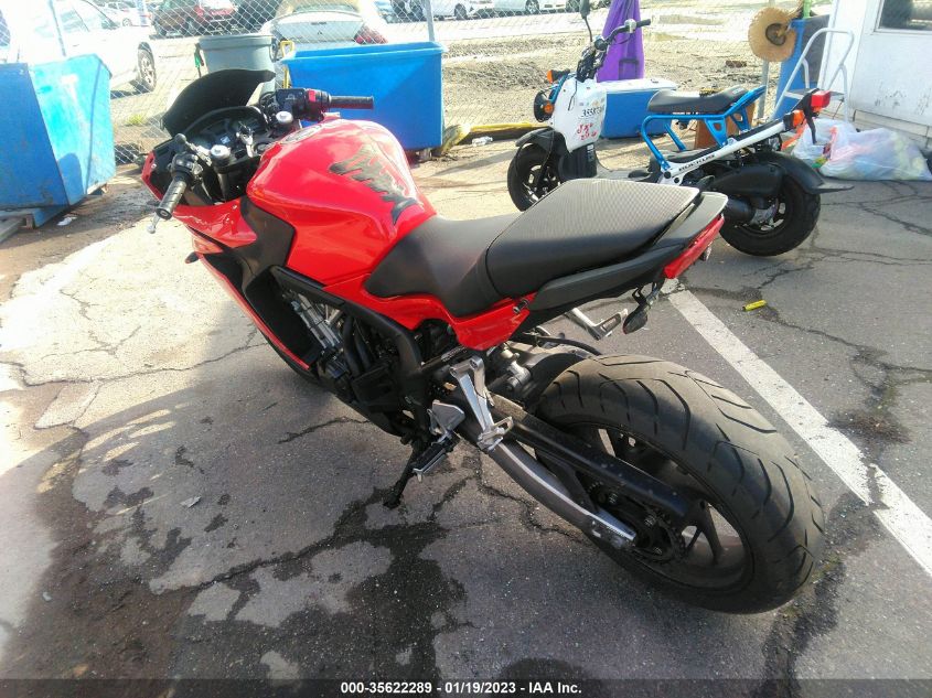 2015 HONDA CBR650 F MLHRC7409F5100463