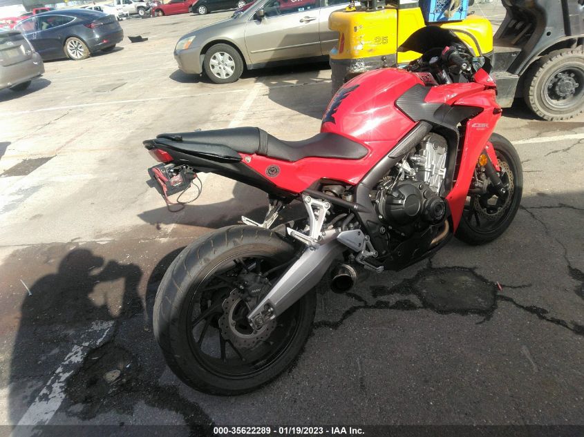 2015 HONDA CBR650 F MLHRC7409F5100463